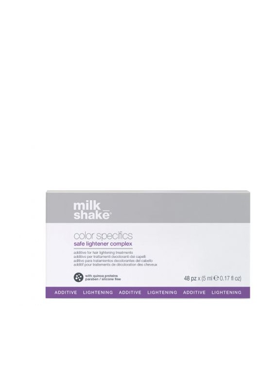 safe lightener complex additivo per trattamenti decoloranti dei capelli milkshake