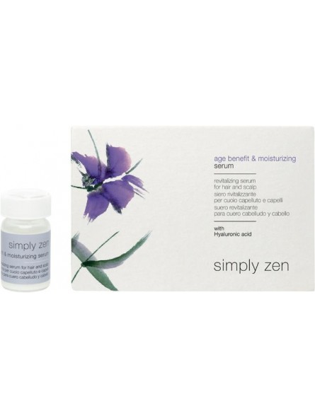 age benefit & moisturizing serum siero rivitalizzante per cuoio capelluto e capelli simply zen